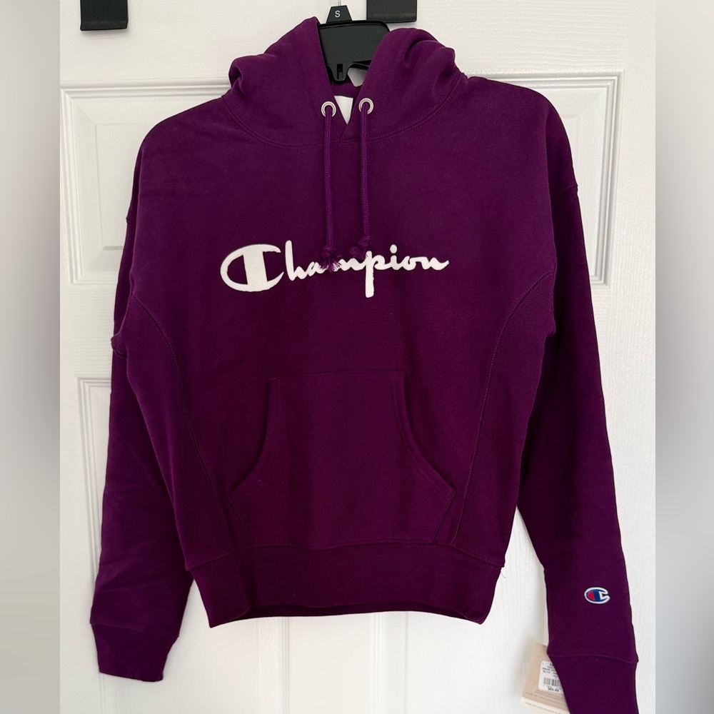 NWTA Champion Venetian Purple Hoodie with Embroidered Logo XS